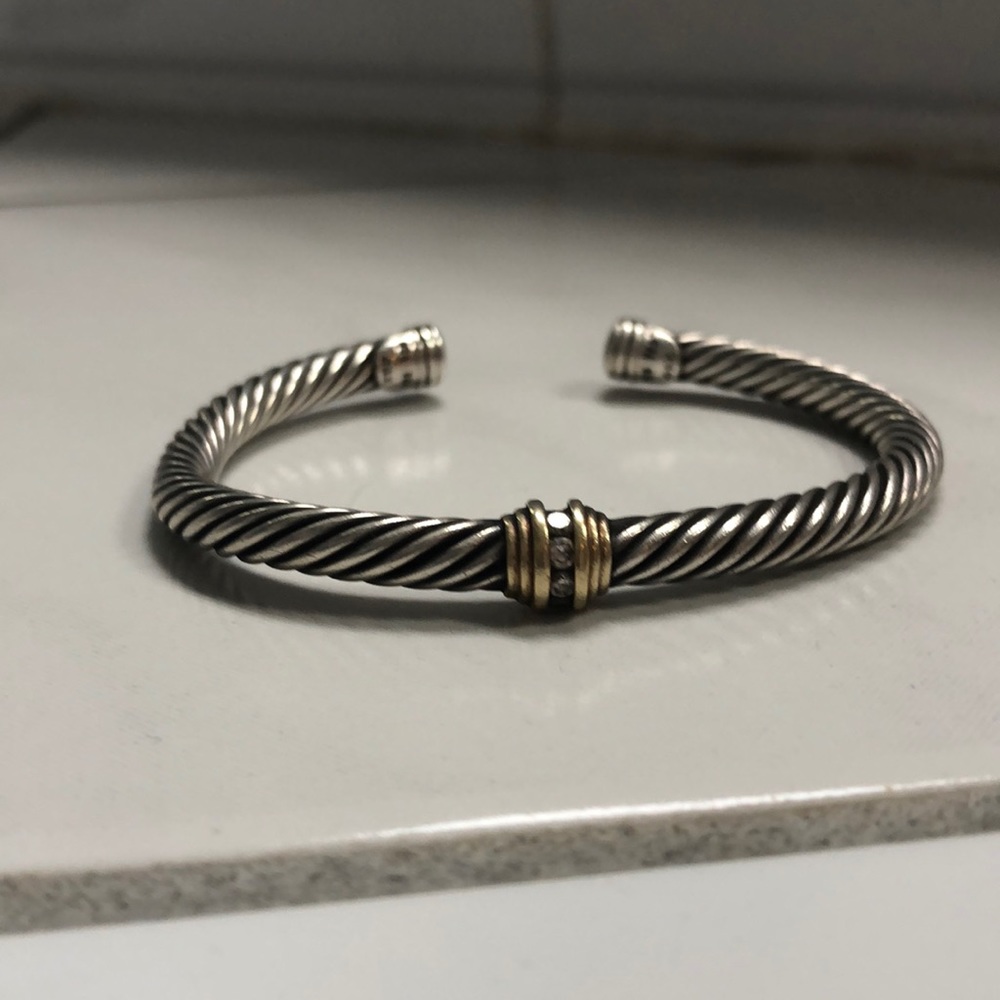 David Yurman 5mm sterling bracet